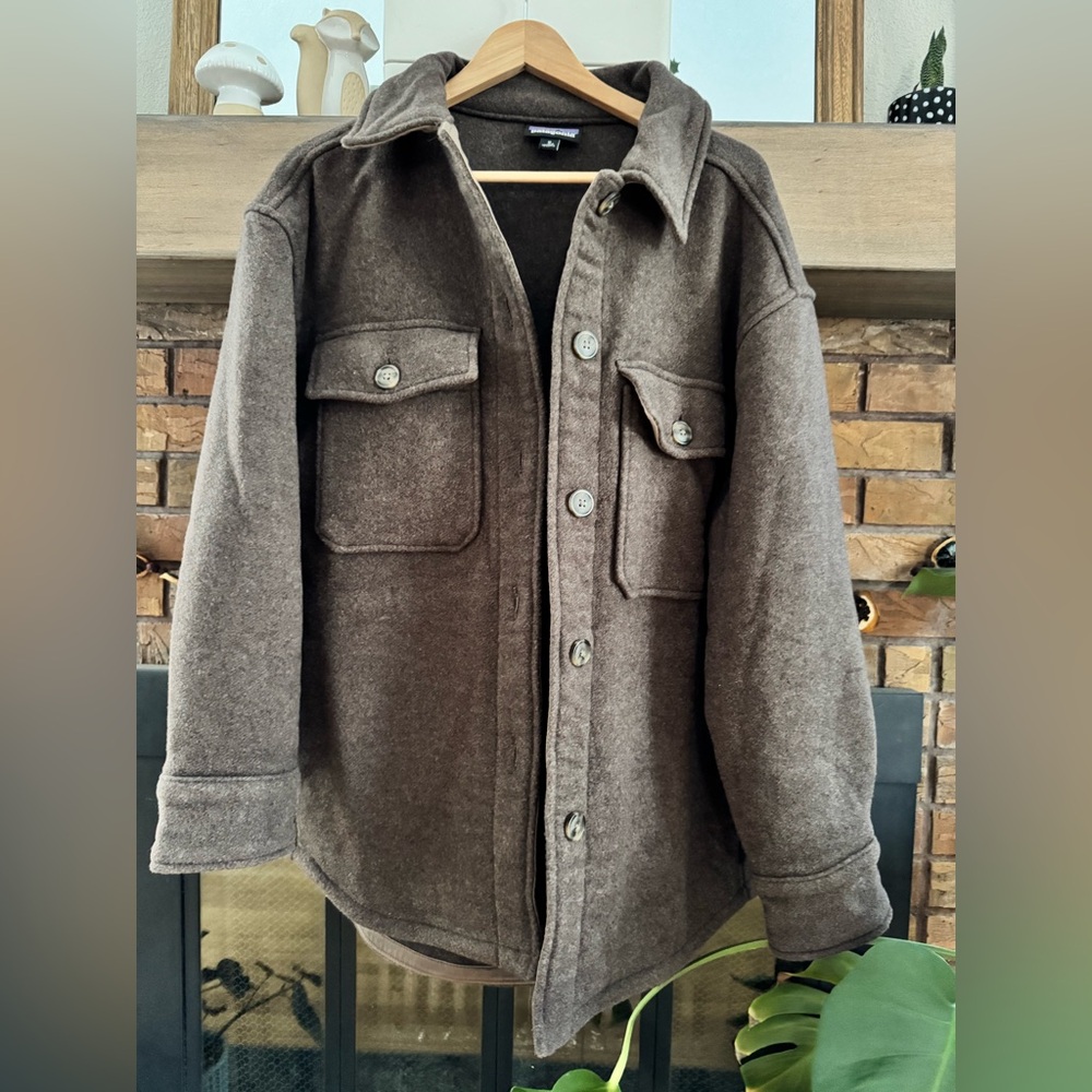 Patagonia Women's Melton Wool Overshirt Jacket Medium